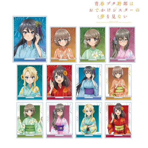 『青春ブタ野郎はおでかけシスターの夢を見ない』描き下ろしイラスト 浴衣ver. トレーディングアクリルスタンド(単位/BOX)【202509再販】